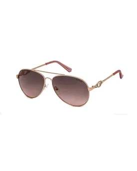 Guess GU7438 Aviator Sunglasses Rose Gold