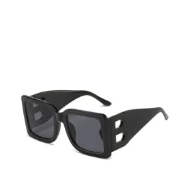 Pre Order:  Large Square Frame B Motif Sunglasses