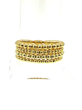 18k Gold Filled Beaded Bracelets