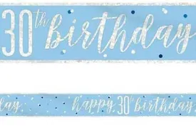 30th Birthday - Glitzy Banner