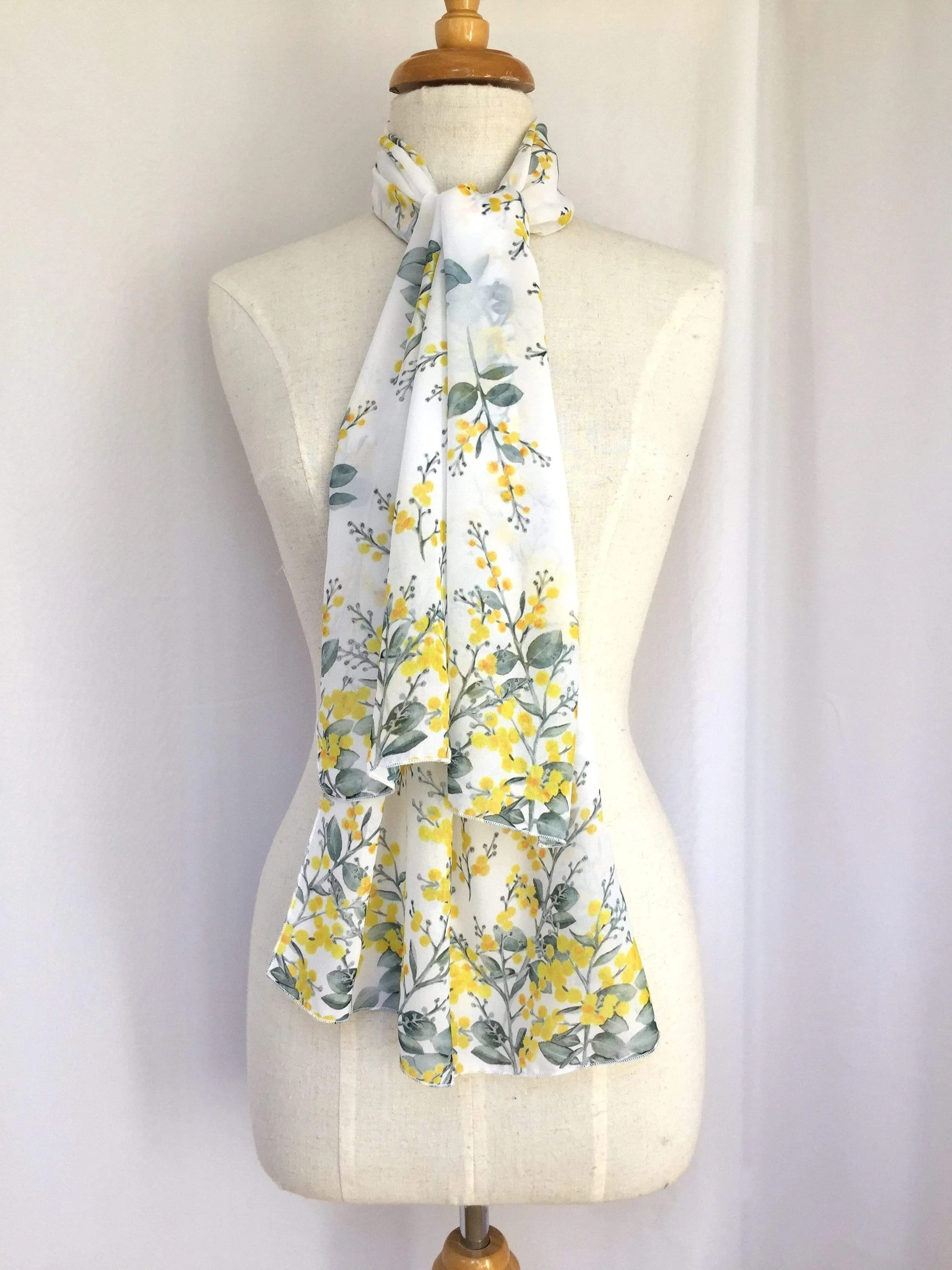 Australian Silver Wattle Scarf