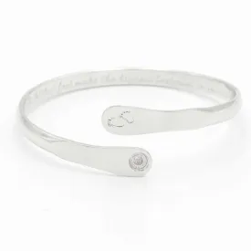 Baby Bracelets, Footprint Bracelets, Engraved Bracelets The littlest feet makes the biggest footprint in your heart- Footprint (Baby)