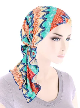 Bella Scarf Tropical Blue Sunset