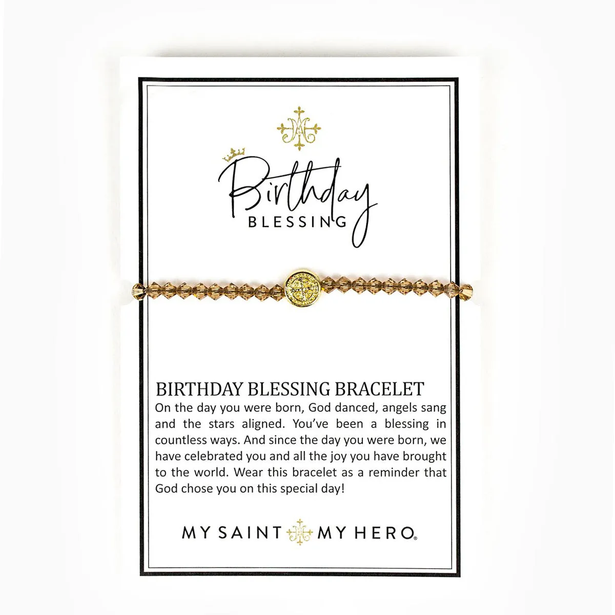 Birthday Blessing Crystal Bracelets