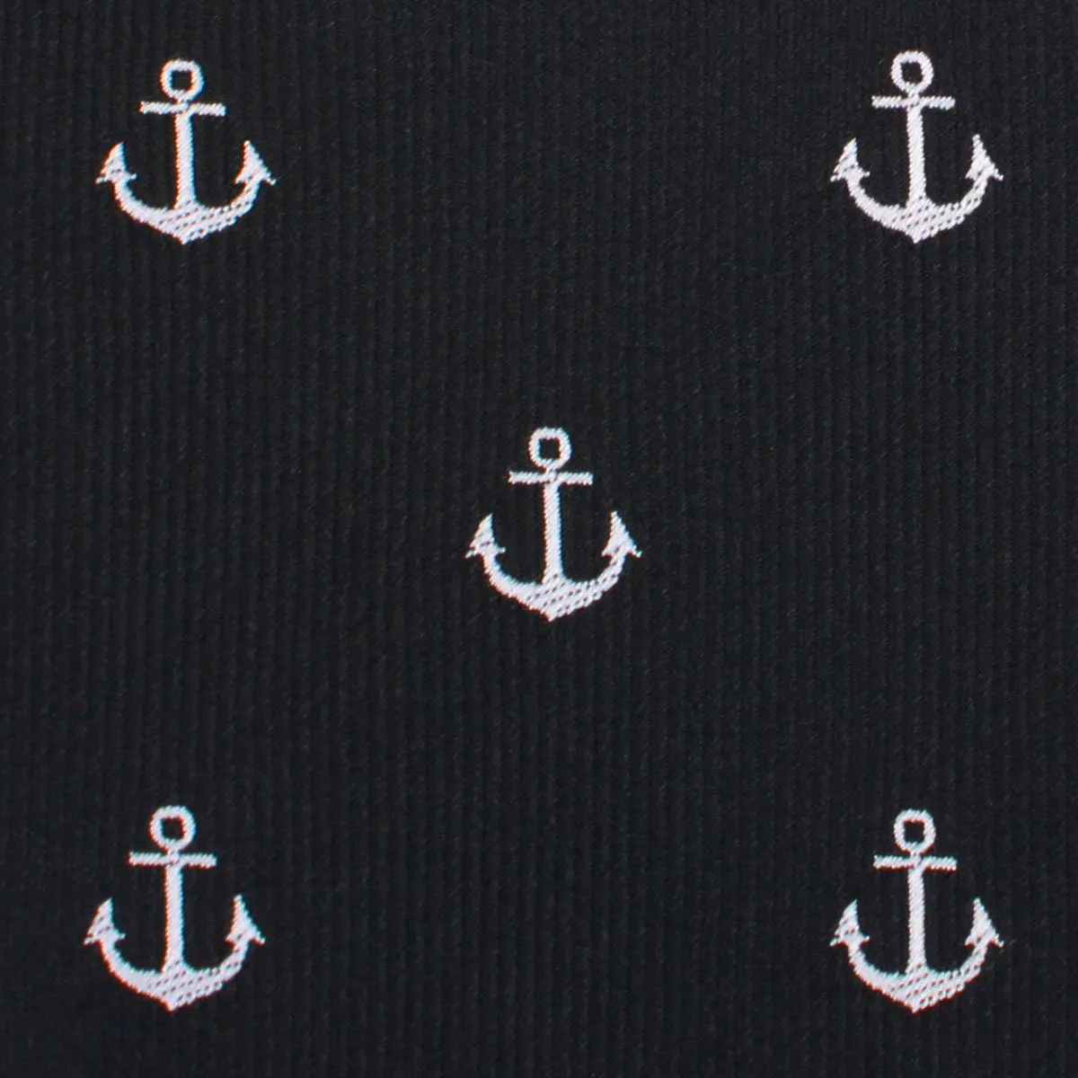 Black Anchor Necktie