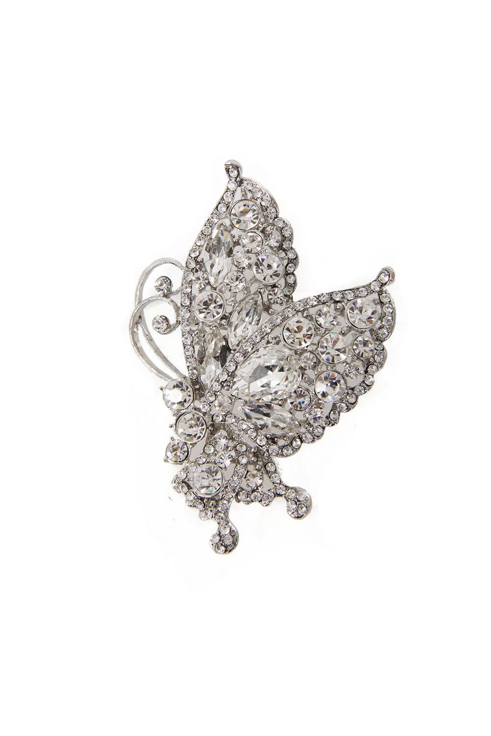 Butterfly Diamante Brooch