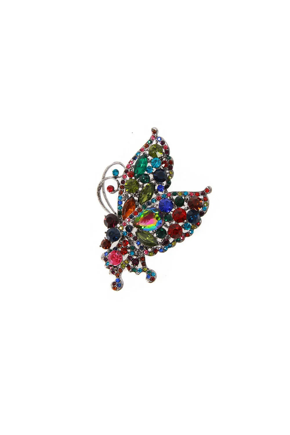 Butterfly Diamante Brooch