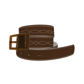 C4 Belt (Brown Stitches)