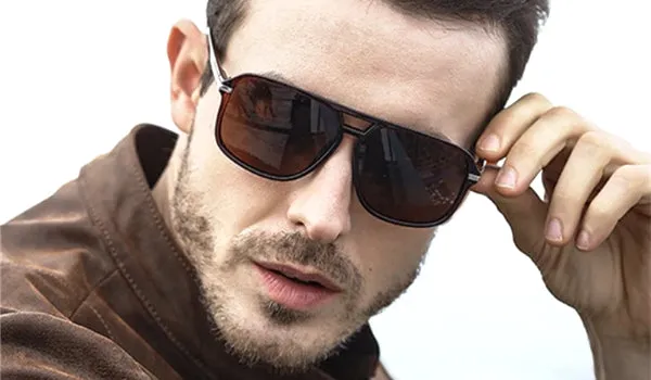 Classy Men Brown Jetsetter Sunglasses