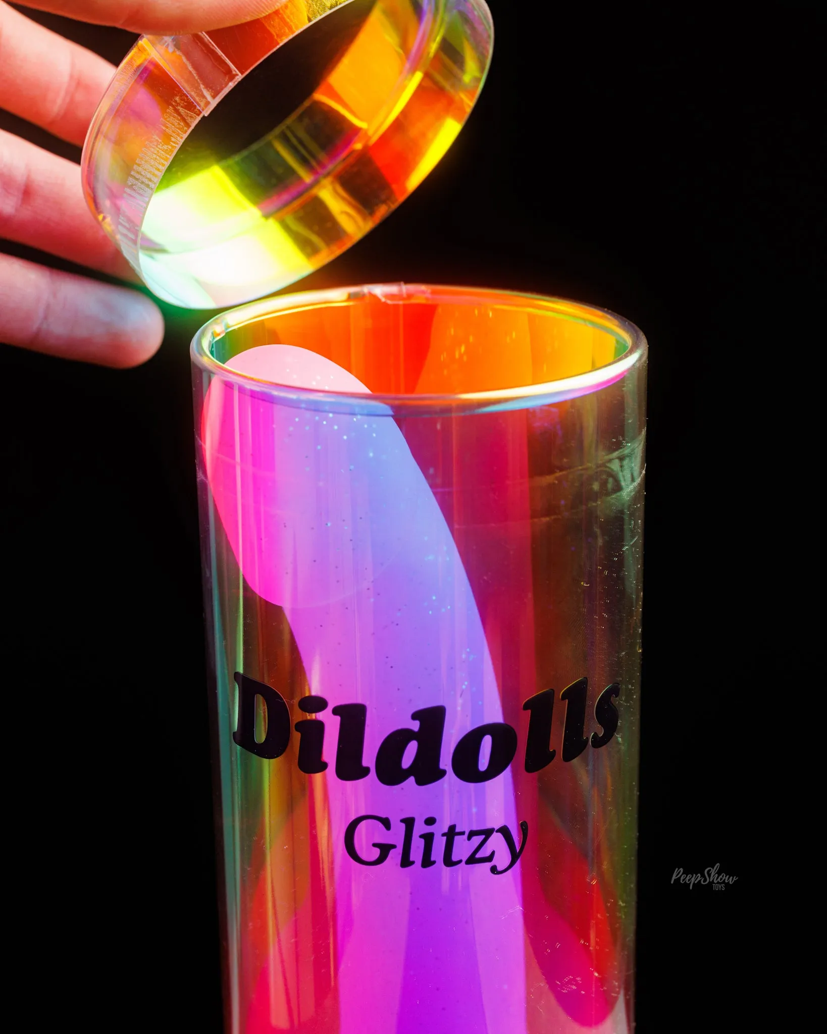 Dildolls Glitzy Silicone Suction Cup Dildo