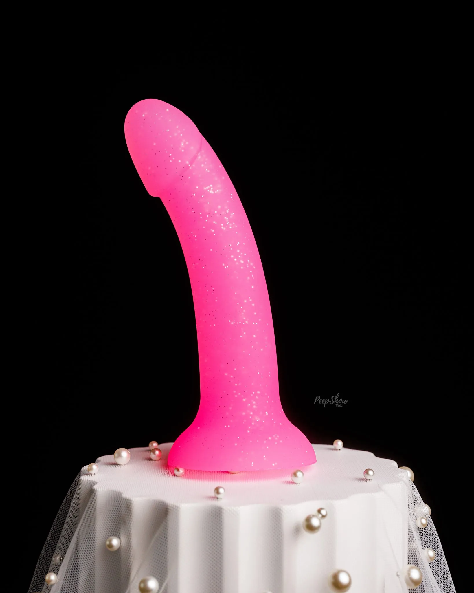 Dildolls Glitzy Silicone Suction Cup Dildo