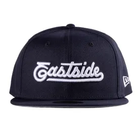 Eastside Script Navy New Era Fitted