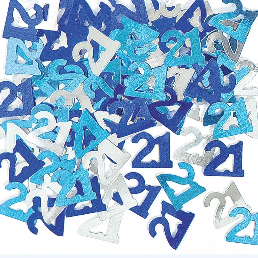 Glitzy Blue - Confetti - 21