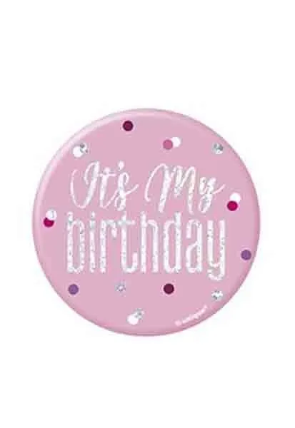 GlitzyBadge - It's My Birthday