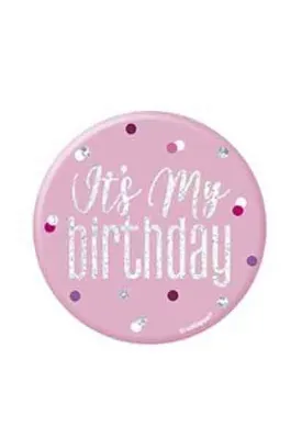 GlitzyBadge - It's My Birthday