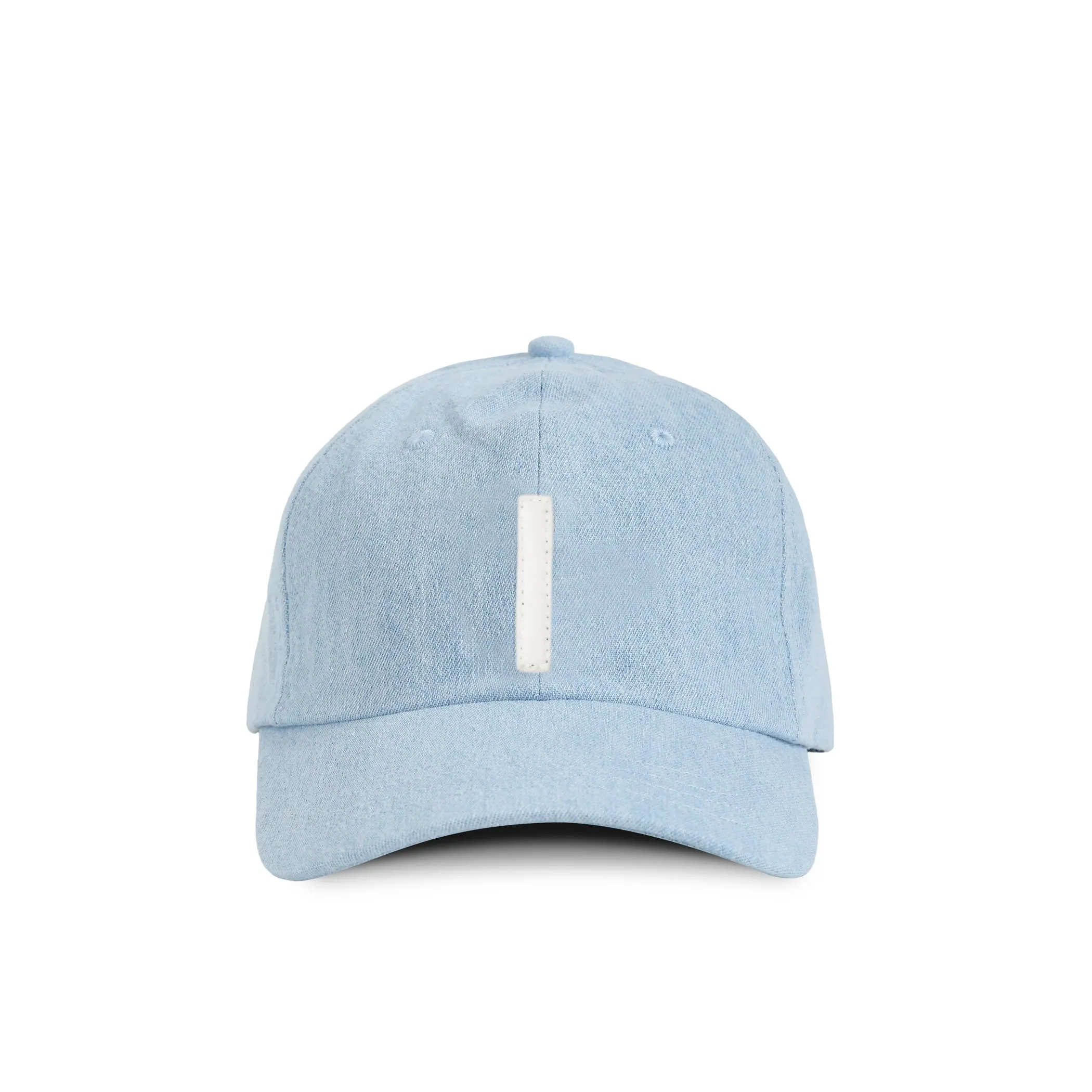 Kids Letter I Baseball Hat Denim