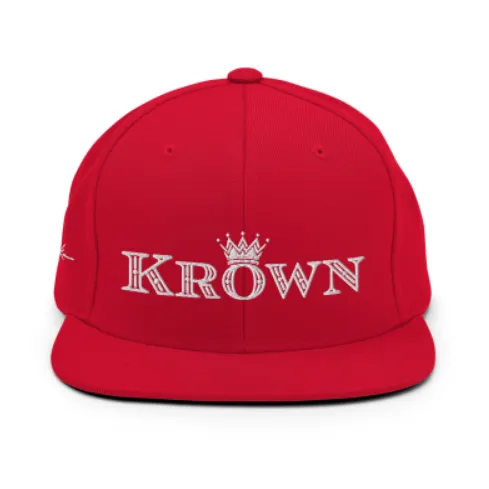 Krown Embroidered Baseball Cap Snapback