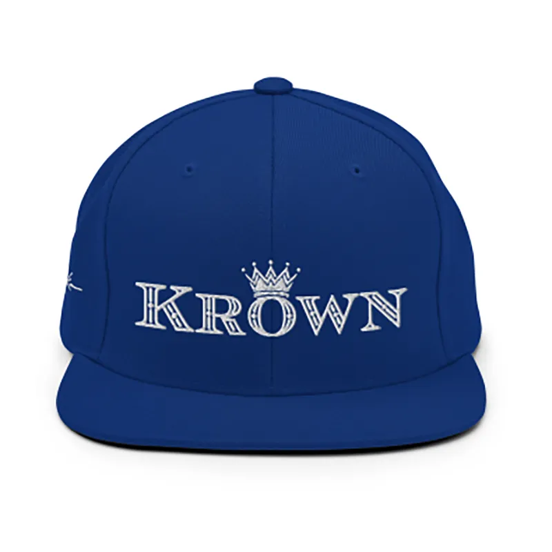 Krown Embroidered Baseball Cap Snapback