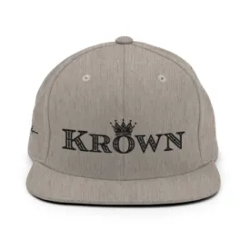 Krown Embroidered Baseball Cap Snapback