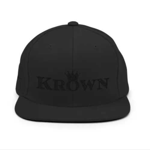 Krown Embroidered Baseball Cap Snapback