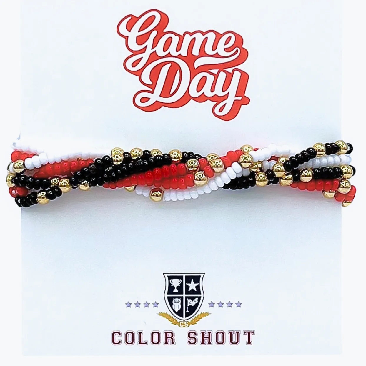 Lover of the Game Multi Color Beaded Bracelet Set