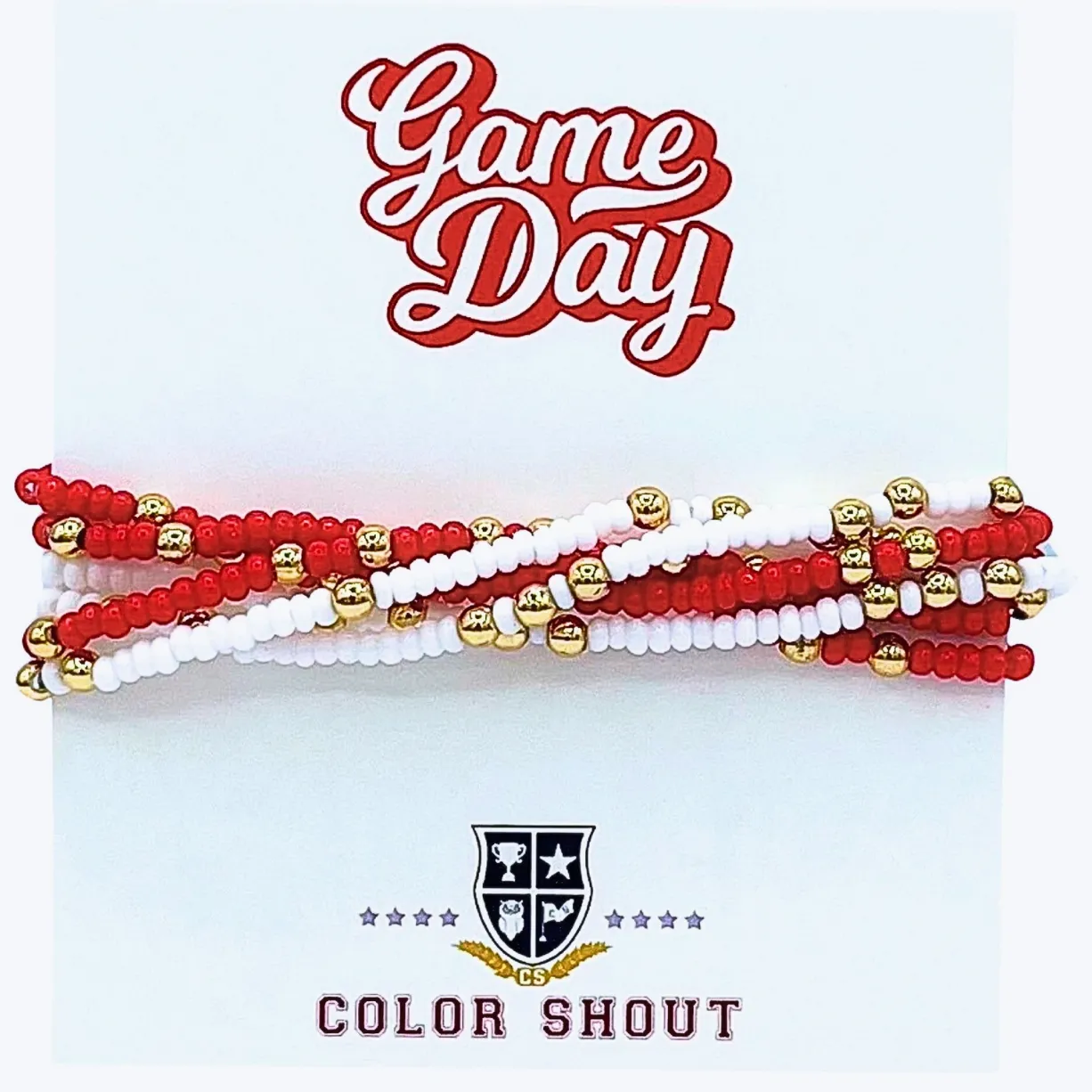 Lover of the Game Multi Color Beaded Bracelet Set