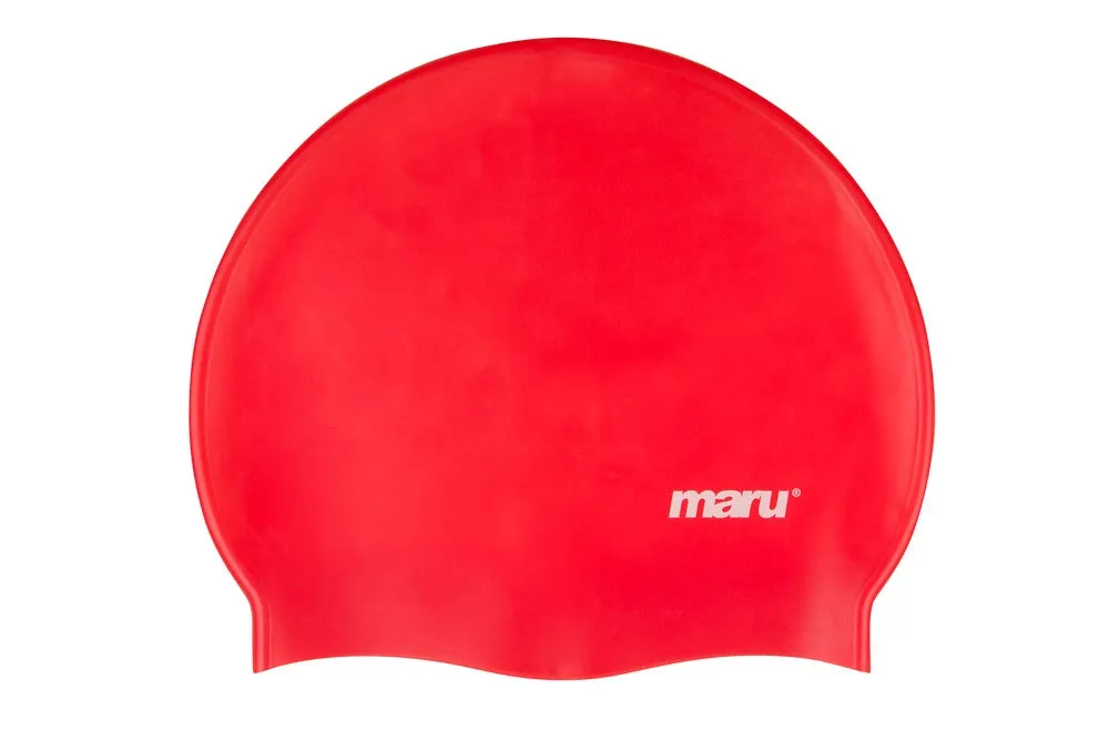 Maru Plain Silicone Swimming Caps