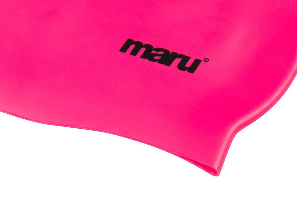 Maru Plain Silicone Swimming Caps