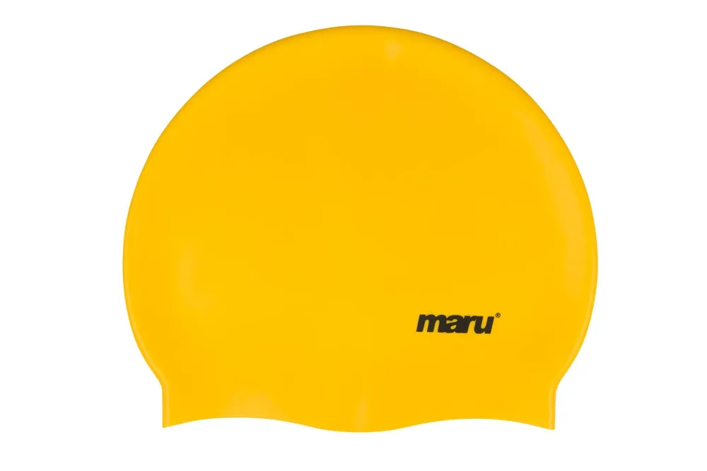 Maru Plain Silicone Swimming Caps