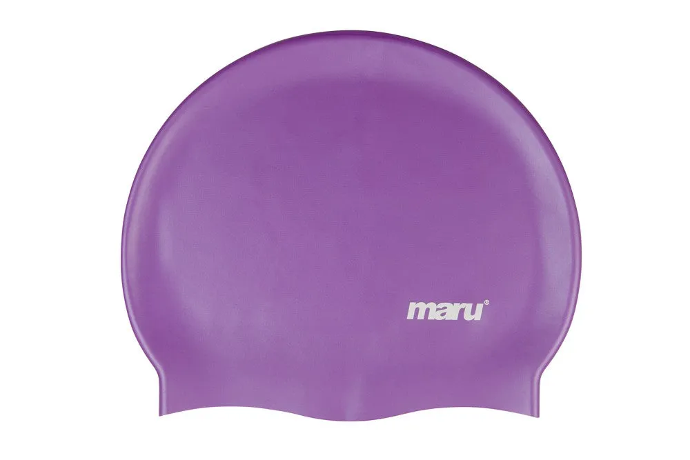 Maru Plain Silicone Swimming Caps