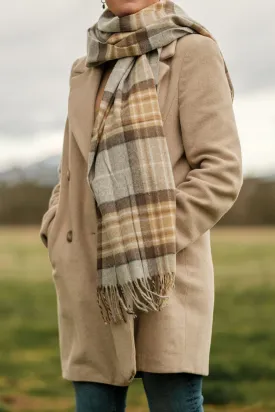 Merino Wool Oversize Tartan Scarf | McKellar