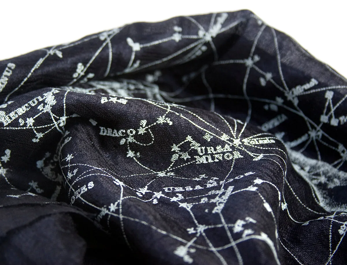 Milky Way Galaxy Silk Scarf