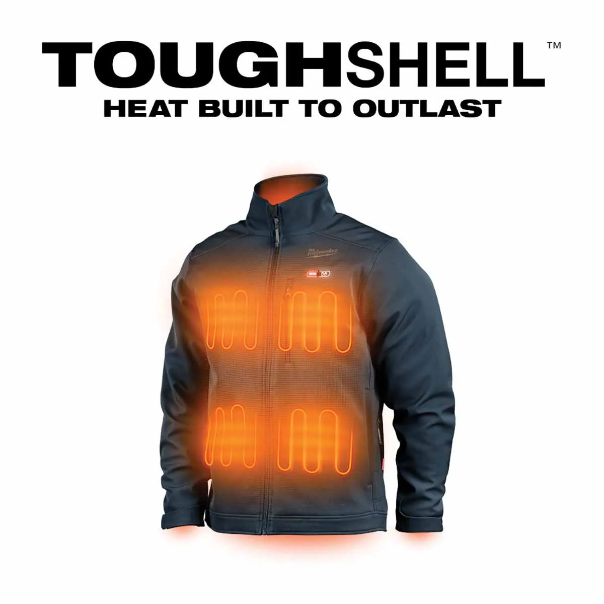 Milwaukee 204BL-21 M12 Heated TOUGHSHELL™ Jacket Kit, Navy Blue