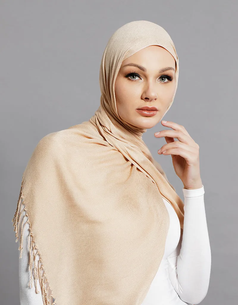 Modelle Twisted Scarves - Shades of Light Nude