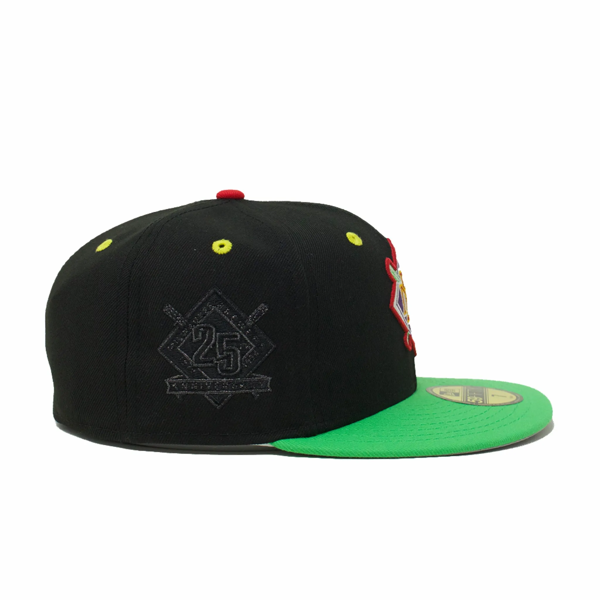 New Era x August "Monsters" Milwaukee Brewers 25th Anniversary 59FIFTY (Black/Green)