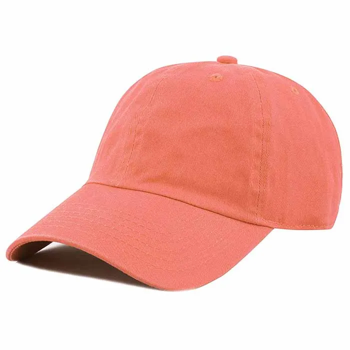 Newhattan 100% Cotton Solid Color SOFT Baseball Caps 1400