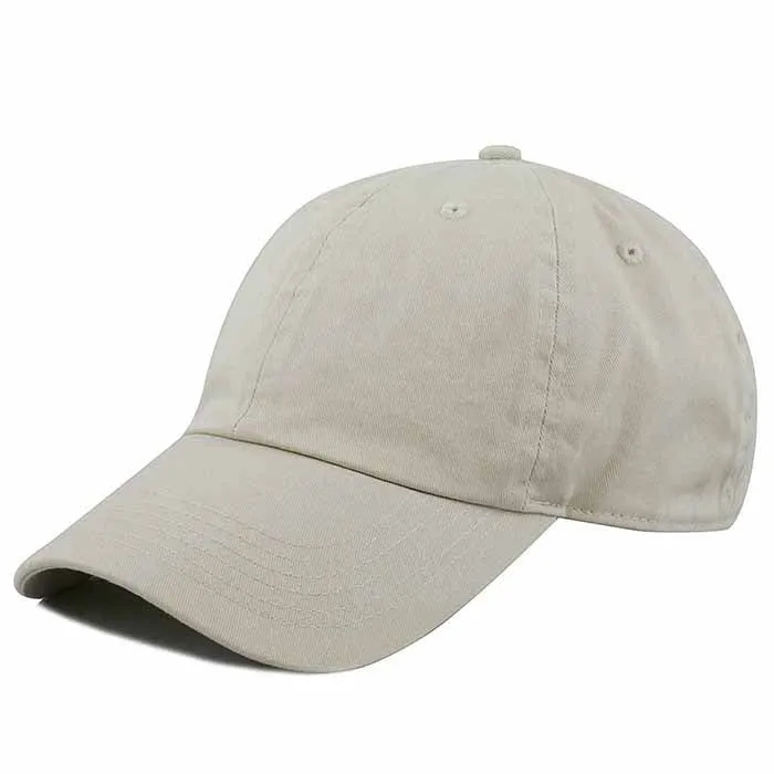 Newhattan 100% Cotton Solid Color SOFT Baseball Caps 1400