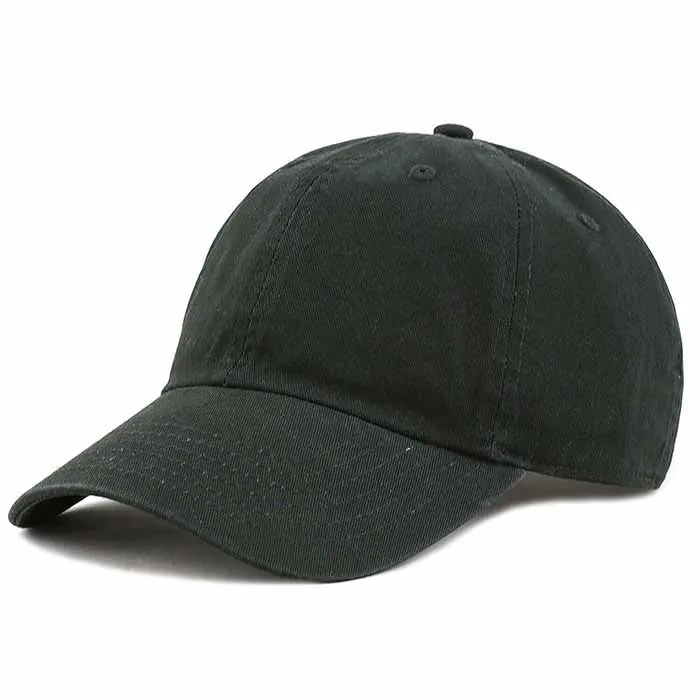 Newhattan 100% Cotton Solid Color SOFT Baseball Caps 1400