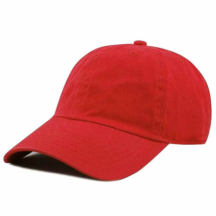 Newhattan 100% Cotton Solid Color SOFT Baseball Caps 1400