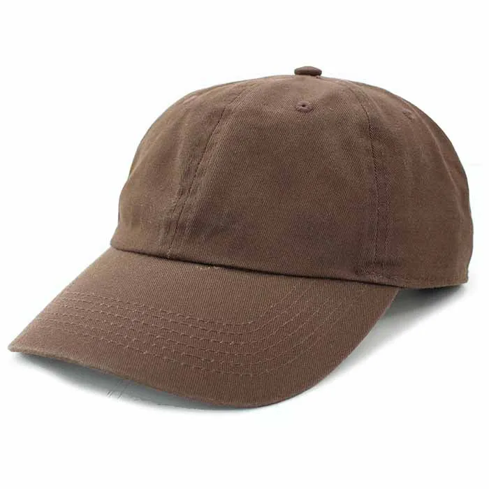 Newhattan 100% Cotton Solid Color SOFT Baseball Caps 1400