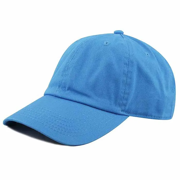 Newhattan 100% Cotton Solid Color SOFT Baseball Caps 1400