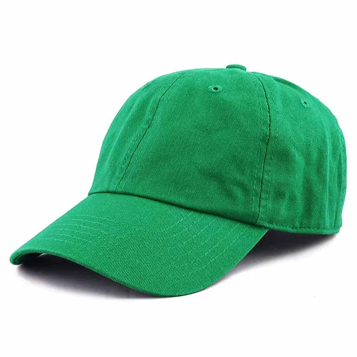 Newhattan 100% Cotton Solid Color SOFT Baseball Caps 1400