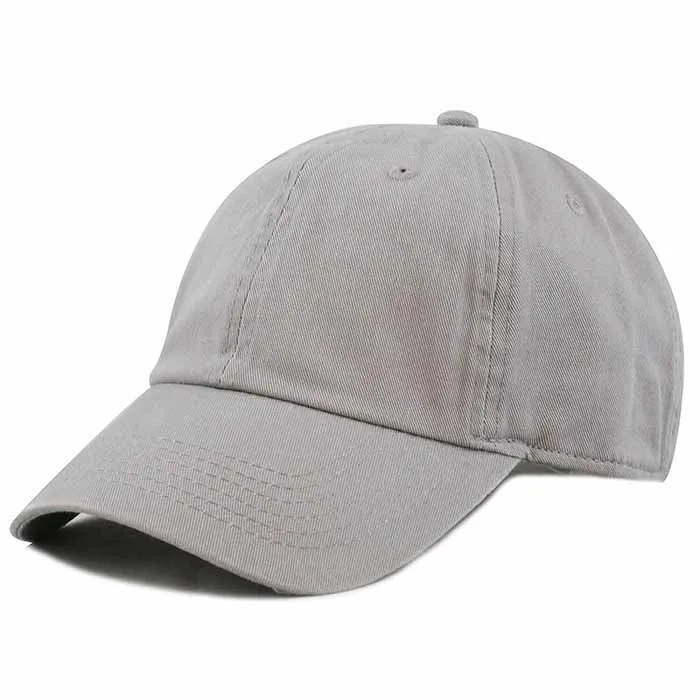 Newhattan 100% Cotton Solid Color SOFT Baseball Caps 1400