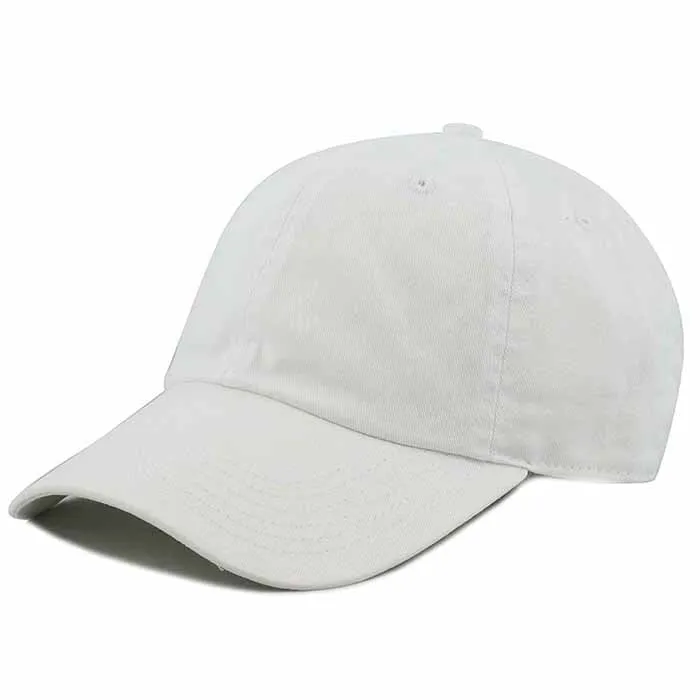 Newhattan 100% Cotton Solid Color SOFT Baseball Caps 1400