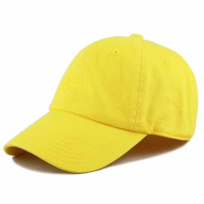 Newhattan 100% Cotton Solid Color SOFT Baseball Caps 1400