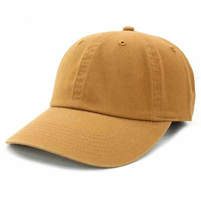 Newhattan 100% Cotton Solid Color SOFT Baseball Caps 1400