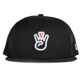 OG Black Mesh Trucker New Era Fitted