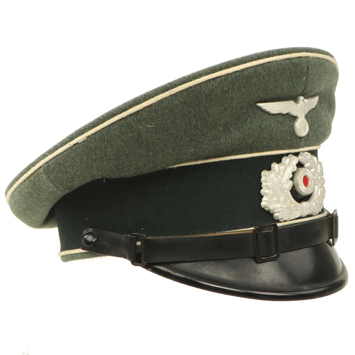 Original Excellent Condition German WWII Wehrmacht Army Heer Infantry EM - NCO Visor Cap - Size 54