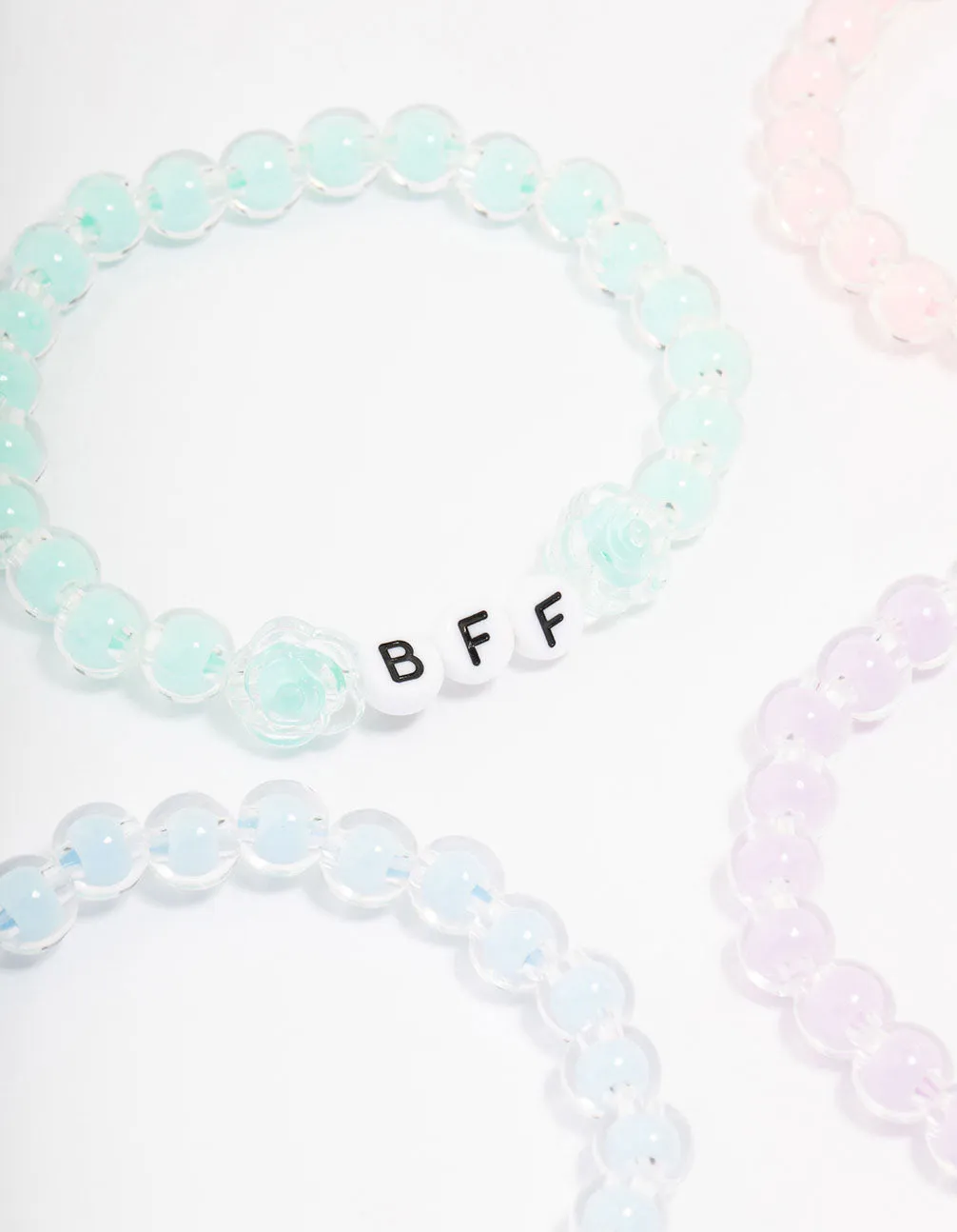 Pastel Beaded Friendship Bracelet 5-Pack