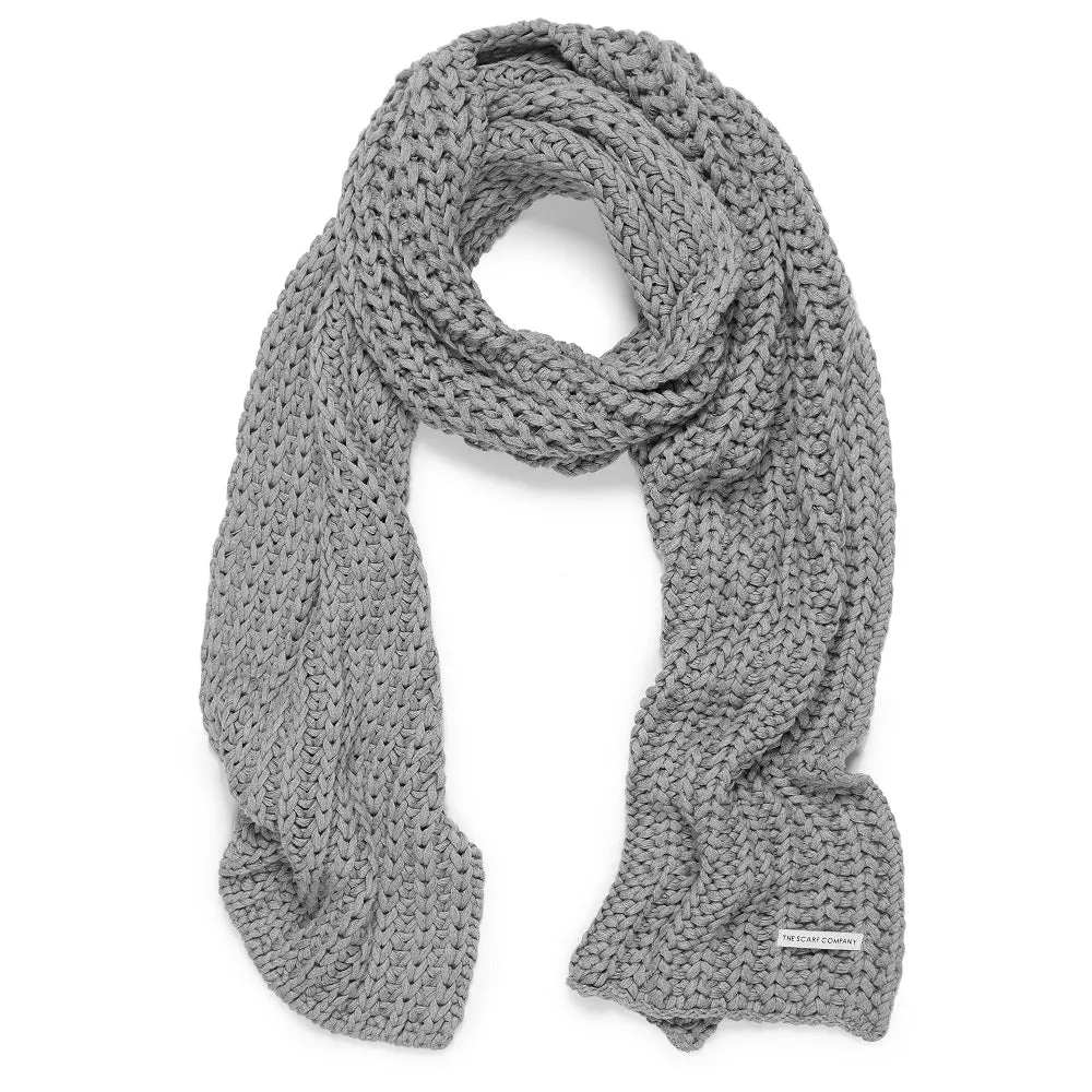 Remi Chunky Scarf - Grey